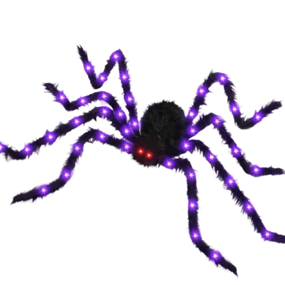 Red de telaraña iluminada para la decoración de tu fiesta de Halloween! Todos querrán atraparse en tu red! 🕷️🕸️