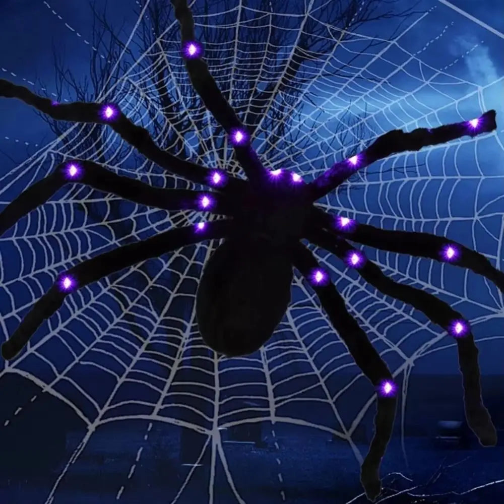 Red de telaraña iluminada para la decoración de tu fiesta de Halloween! Todos querrán atraparse en tu red! 🕷️🕸️